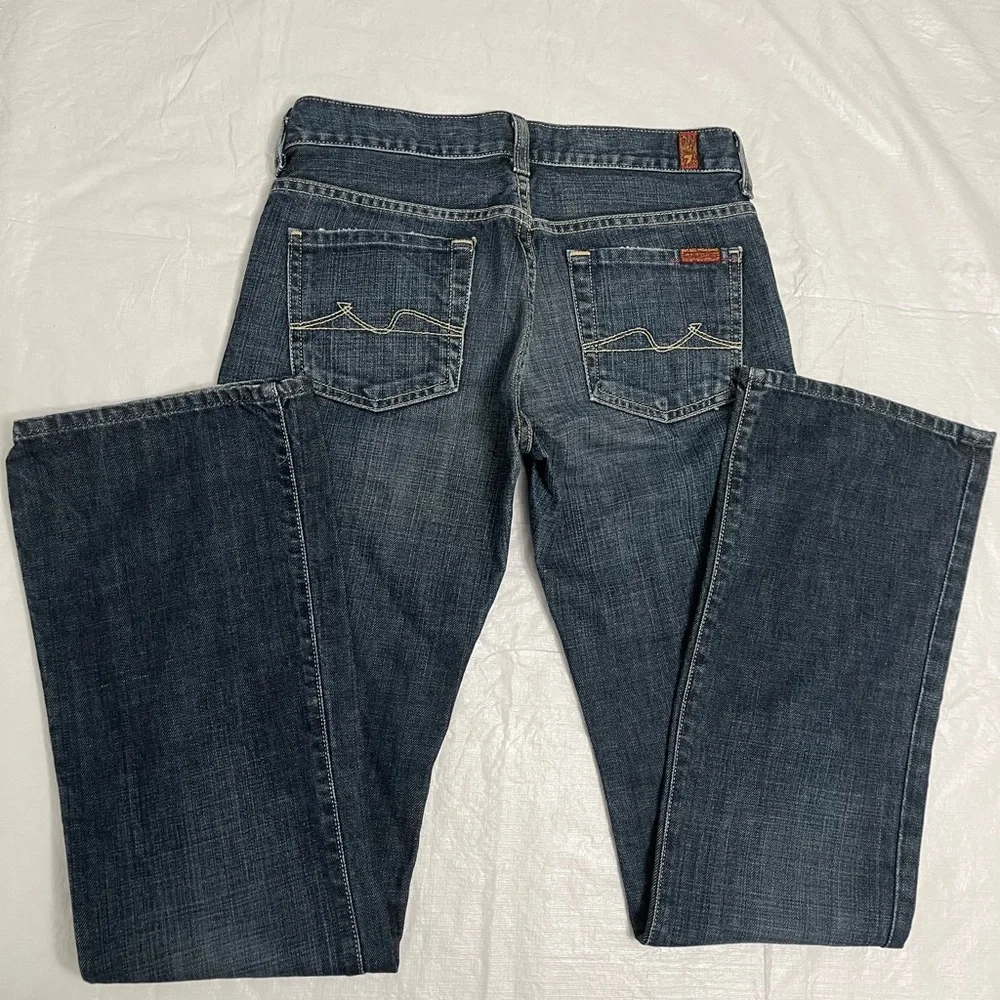 For all Mankind jeans boy cut,button fly, size 27